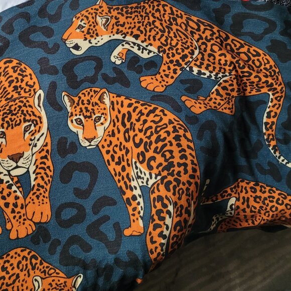 Anthropologie Conditions Apply Leopard Poncho Pullover - Picture 6 of 7